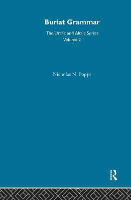 Nicholas Poppe - Buriat Grammar, Inbunden