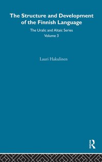 bokomslag Structure and Development of the Finnish Language
