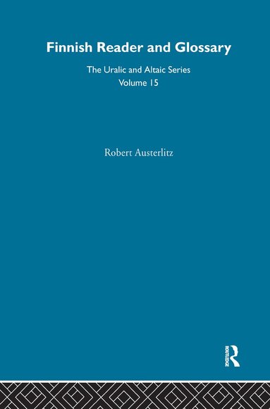 Robert Austerlitz - Finnish Reader and Glossary, Inbunden