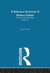 bokomslag A Reference Grammar of Modern Turkish
