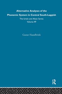 bokomslag Alternative Analysis of the Phonemic System in Central South-Lappish