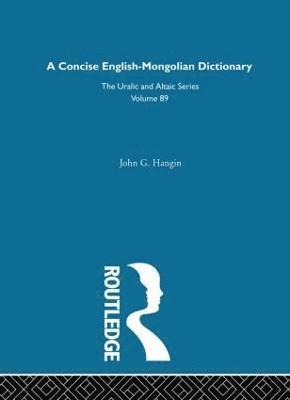 A Concise English-Mongolian Dictionary 1