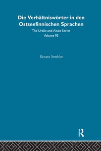 bokomslag Die Verhaltnisworter in Den Ostseefinnischen Sprachen
