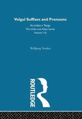 bokomslag Vogul Suffixes and Pronouns