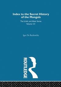 bokomslag Index to the Secret History of the Mongols