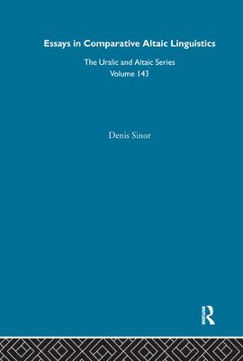 Denis Sinor - Essays in Comparative Altaic Linguistics, Inbunden