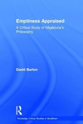 David F. Burton - Emptiness Appraised, Inbunden