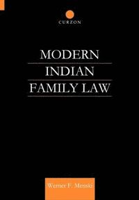 bokomslag Modern Indian Family Law