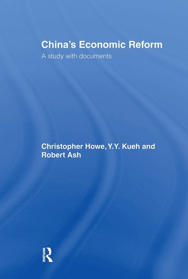 bokomslag China's Economic Reform