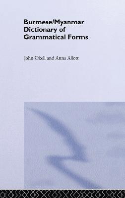 Burmese (Myanmar) Dictionary of Grammatical Forms 1