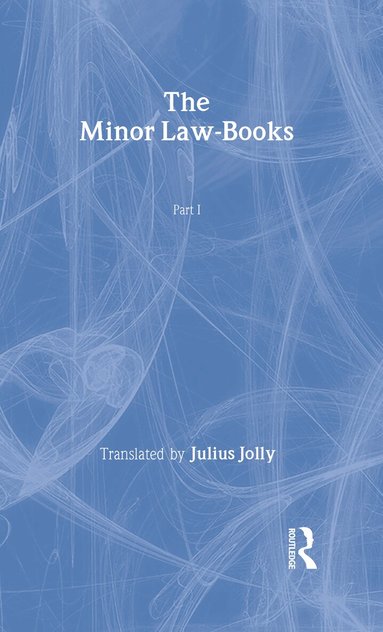 F. Max Muller - Minor Law Books, Inbunden