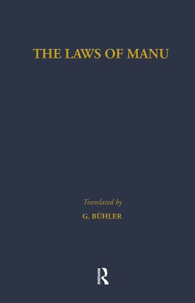 bokomslag Laws of Manu