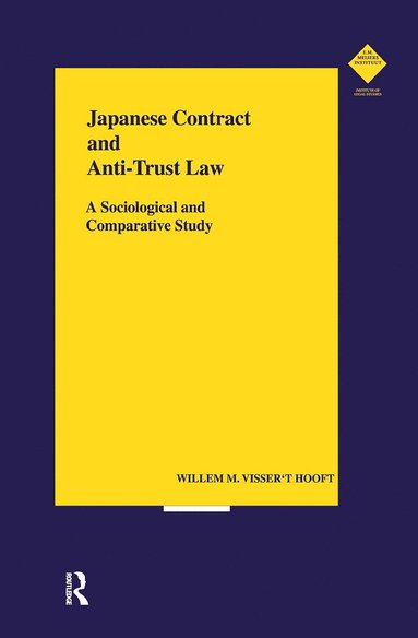 bokomslag Japanese Contract and Anti-Trust Law