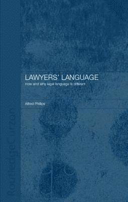 bokomslag Lawyers' Language