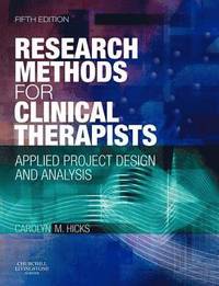 bokomslag Research Methods for Clinical Therapists