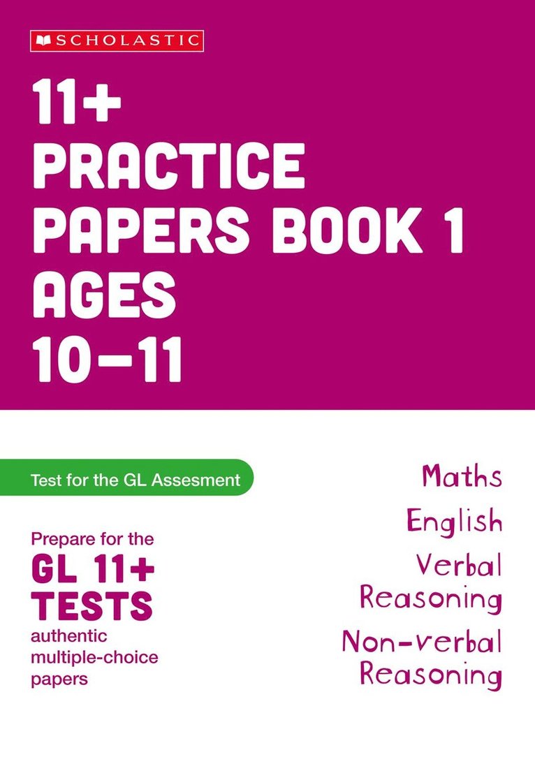 Alison Milford, Nicola Palin - 11+ Practice Papers for the GL Assessment Ages 10-11 - Book 1, Häftad