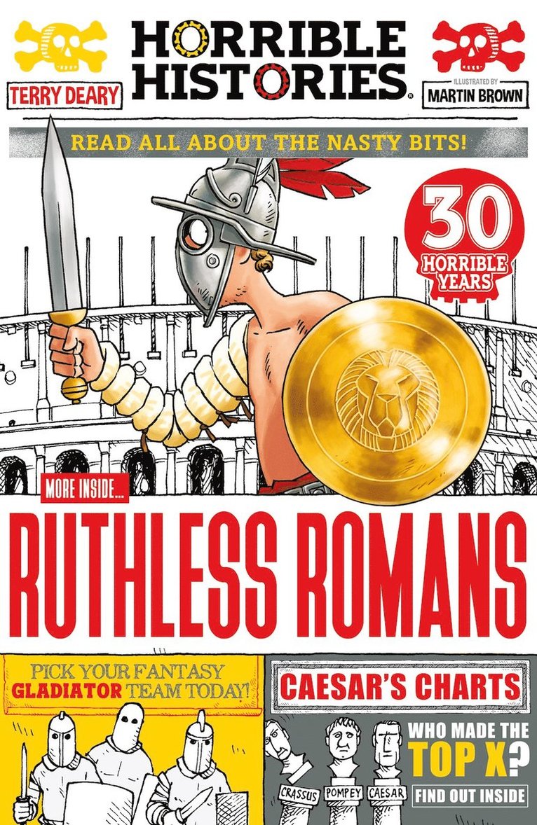 Terry Deary - Ruthless Romans (newspaper edition), Häftad