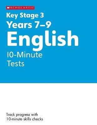 bokomslag KS3 English 10-Minute Tests Years 7-9