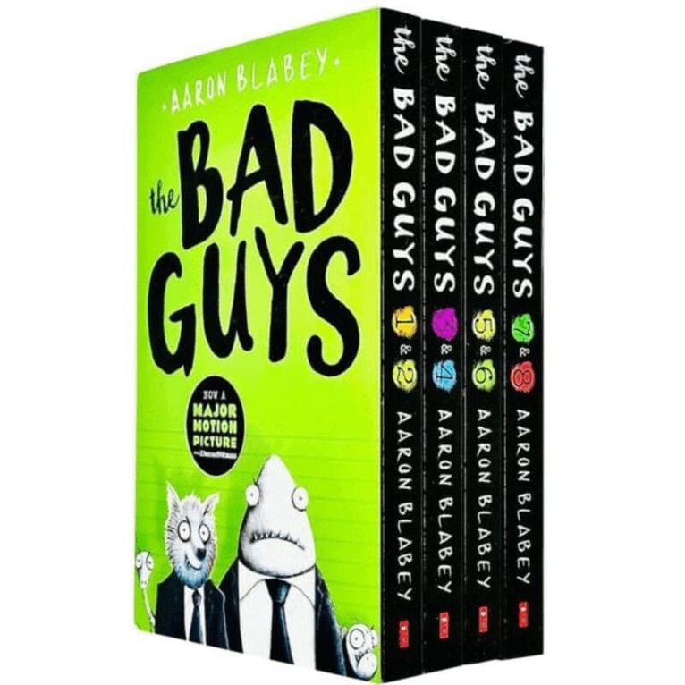 AARON BLABEY - BAD GUYS 4 BOOK SET (SE), Häftad