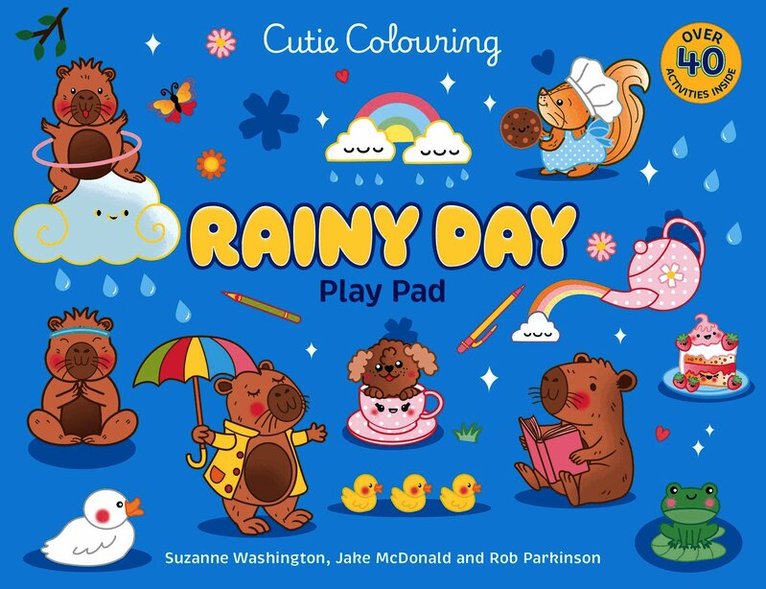 Rainy Day Cuties Play Pad: Peel-Off Paper Fun