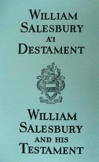 bokomslag William Salesbury a'i Destament / William Salesbury and his Testament