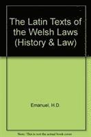 bokomslag Latin Texts of the Welsh Laws