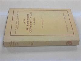 bokomslag Acts of Parliament Concerning Wales, 1714-1901