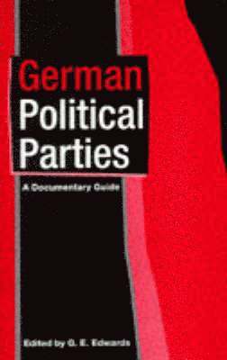 G. E. Edwards - German Political Parties, Häftad