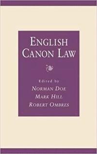 bokomslag English Canon Law