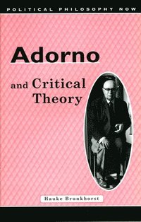 bokomslag Adorno and Critical Theory