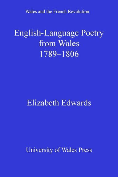 bokomslag English-language Poetry from Wales 1789-1806