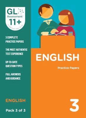 GL Assessment - 11+ Practice Papers English Pack 3 (Multiple Choice), Häftad