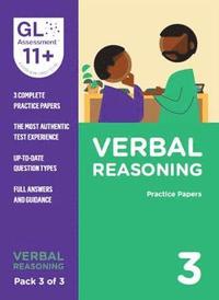 bokomslag 11+ Practice Papers Verbal Reasoning Pack 3 (Multiple Choice)
