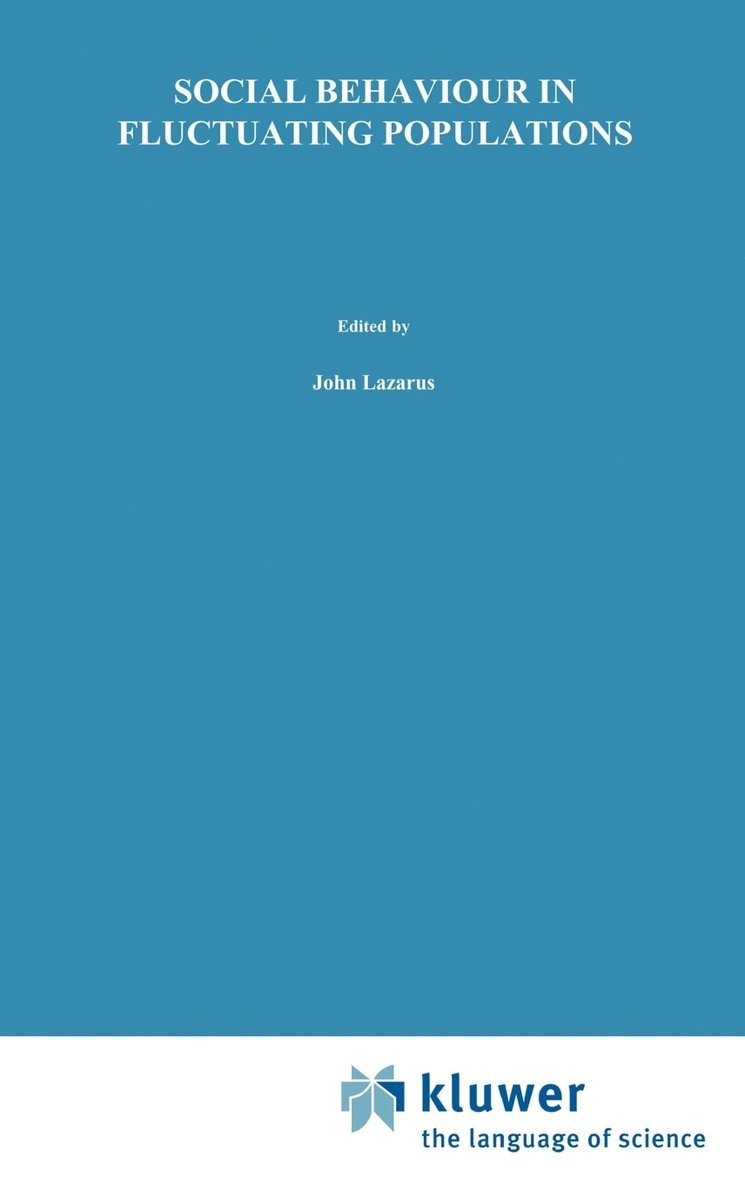 Andrew Cockburn - Social Behaviour in Fluctuating Populations, Inbunden