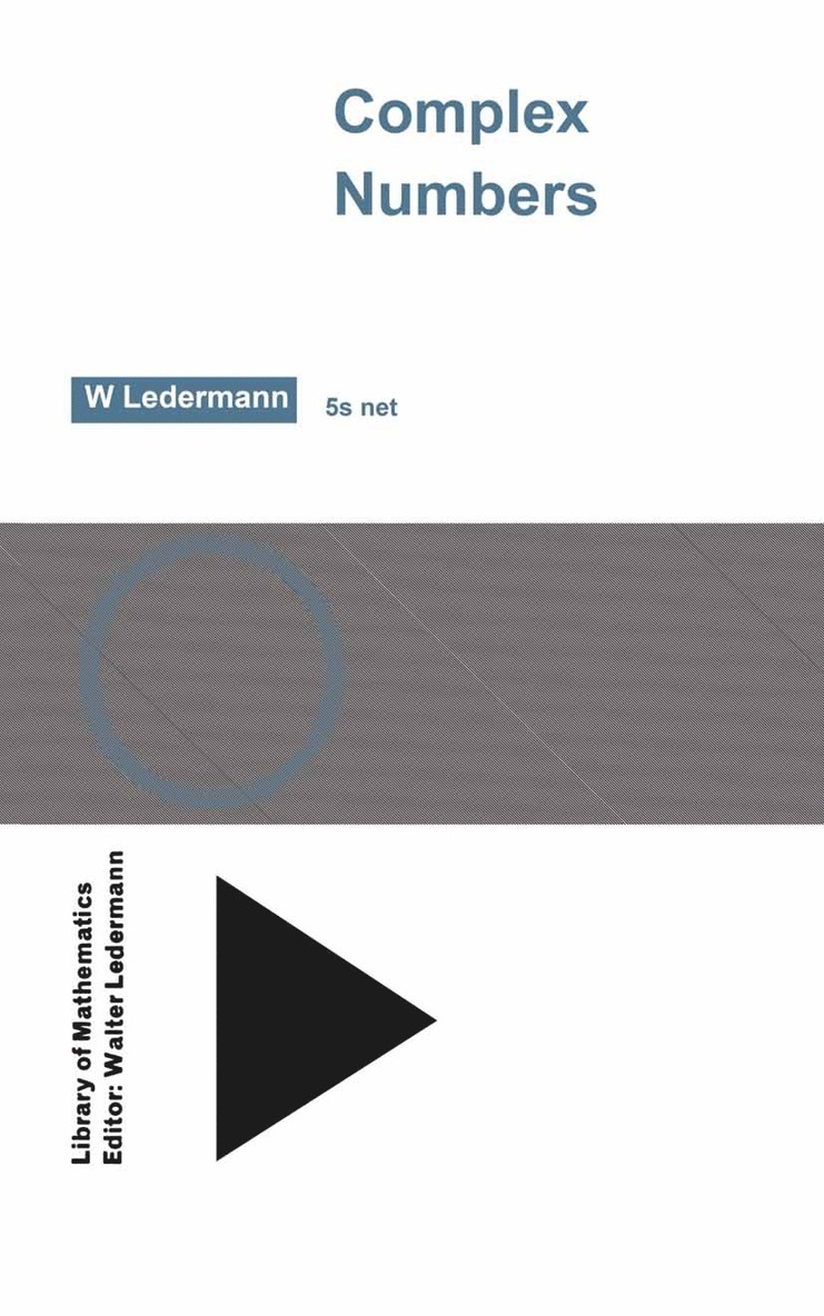Walter Ledermann - Complex Numbers, Häftad