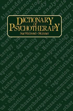 bokomslag Dictionary of Psychotherapy