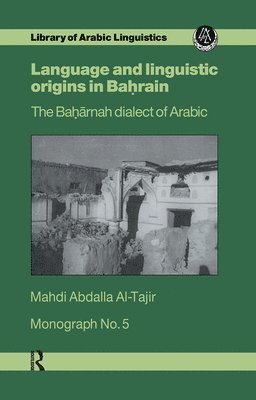 bokomslag Language and Linguistic Origins in Bahrain