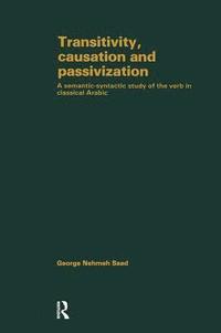 bokomslag Transivity Causation & Passivization