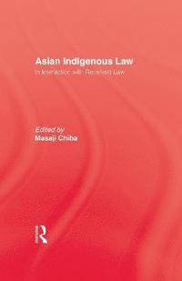 bokomslag Asian Indigenous Law