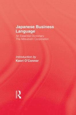 bokomslag Japanese Business Language