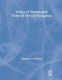 bokomslag Index Of Names & Titles Of The