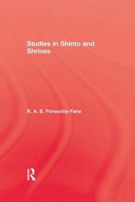 Studies In Shinto & Shrines 1