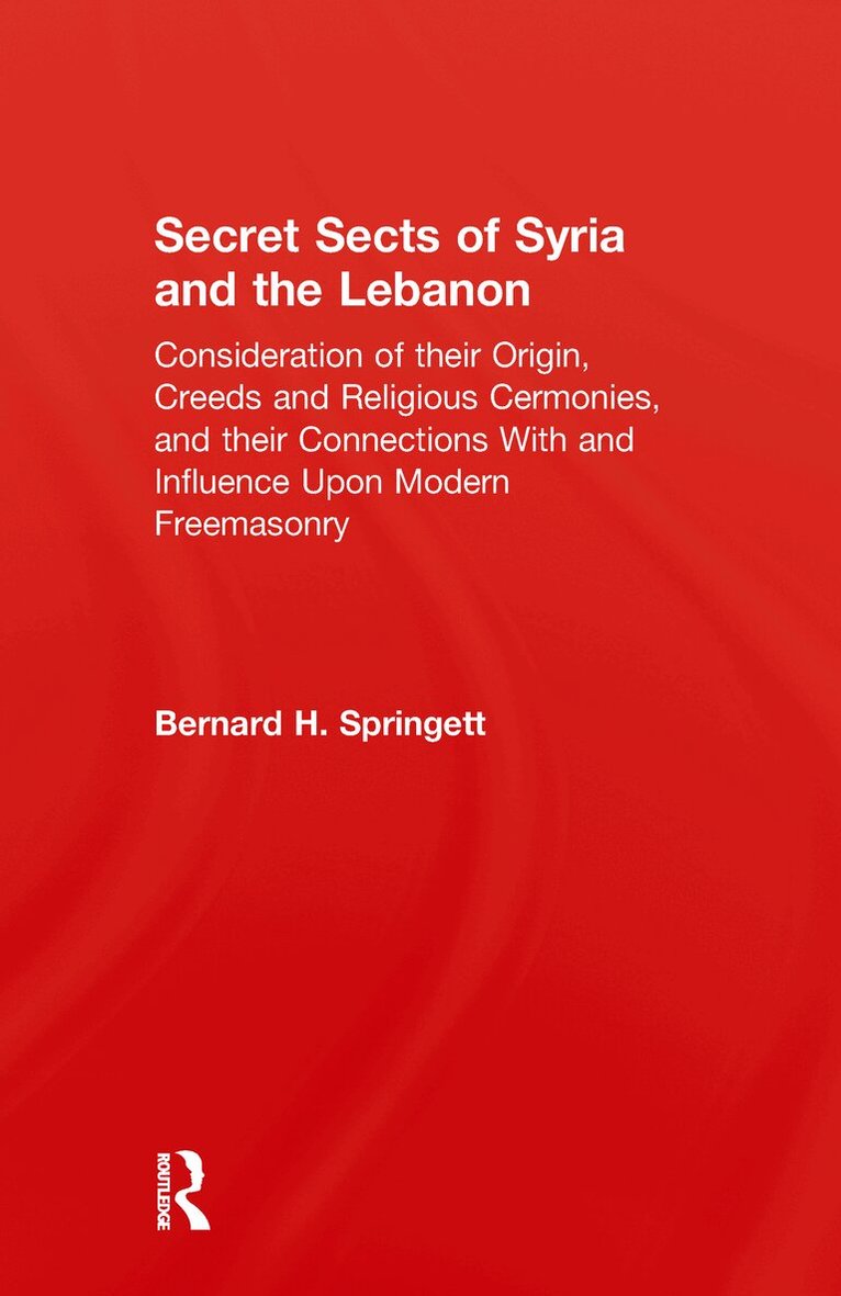 Secret Sects Of Syria