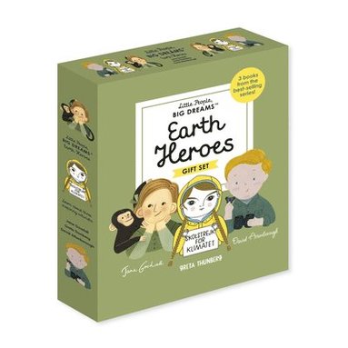 bokomslag Little People, Big Dreams: Earth Heroes: 3 Books from the Best-Selling Series! Jane Goodall - Greta Thunberg - David Attenborough