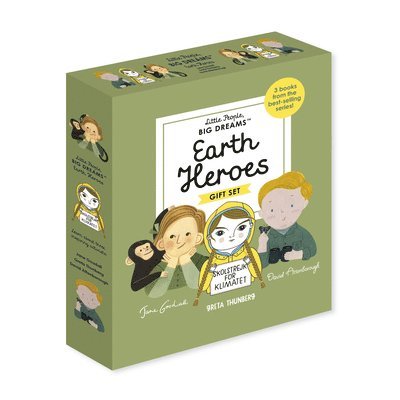 Little People, Big Dreams: Earth Heroes: 3 Books from the Best-Selling Series! Jane Goodall - Greta Thunberg - David Attenborough 1