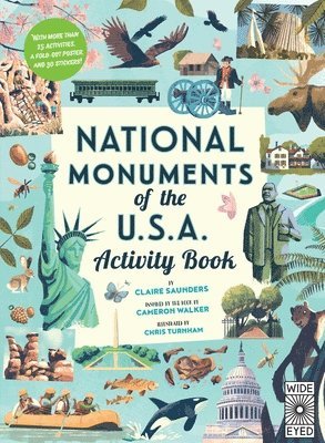 National Monuments of the USA Activity Book: With More Than 25 Activities, a Fold-Out Poster, and 30 Stickers! 1