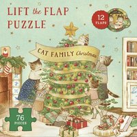 bokomslag Cat Family Christmas Lift-The-Flap Puzzle