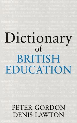 bokomslag Dictionary of British Education