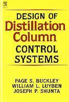 bokomslag Design of Distillation Column Control Systems