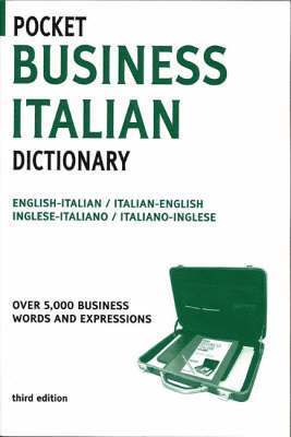 Pocket Business Italian Dictionary 1